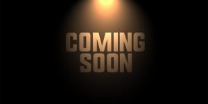 coming soon background with spot light design